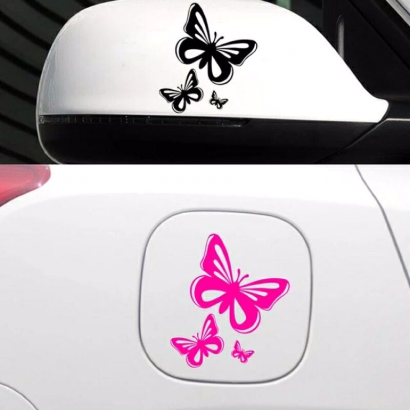 Jual STIKER MOBIL STICKER CUTTING KUPU KUPU LUCU | Shopee Indonesia