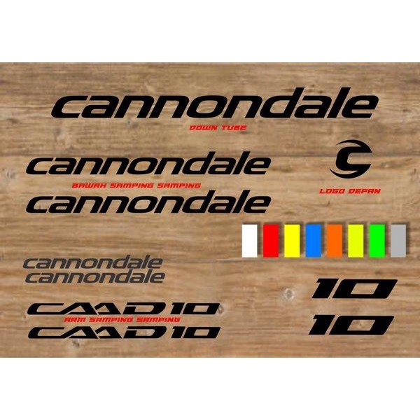 Jual Stiker Frame Sticker Decal Sepeda Cannondale Bisa Custom Pasti ...