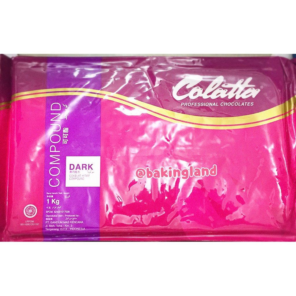 Jual Coklat Colatta Compound 1kg cokelat dark batangan | Shopee Indonesia
