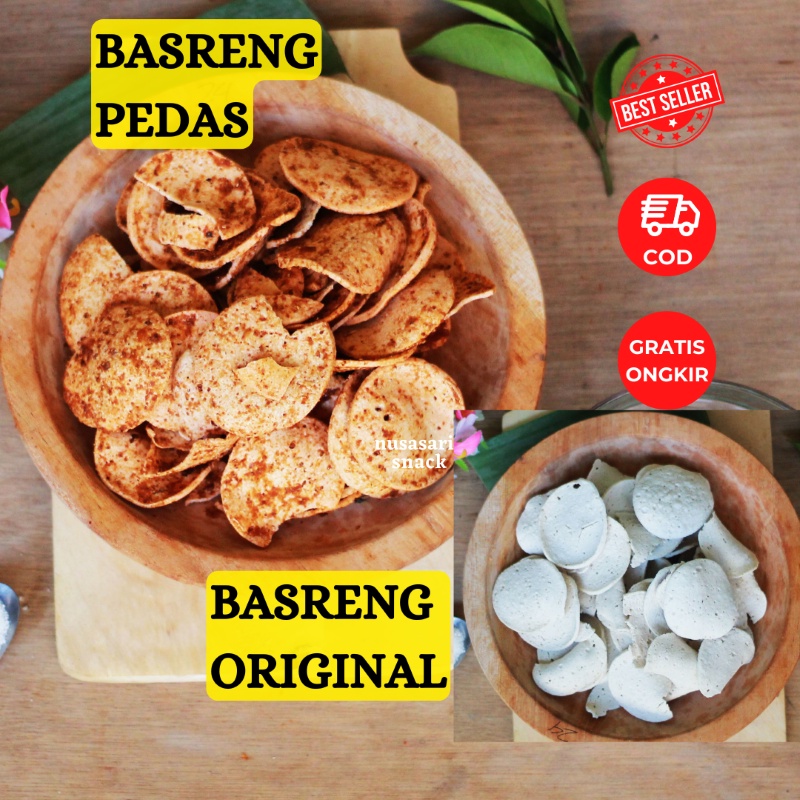 Jual Keripik Basreng Bulat Pedas Gr Shopee Indonesia