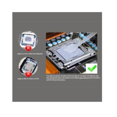 Jual Thermal grease hxhf paste silicone gold inject 30g for cpu led vga ...