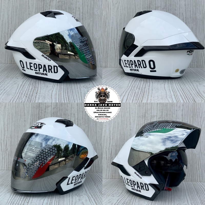 Jual Helm Full Face Rsv Sv300 Ff 300 Gloss White Putih Glossy