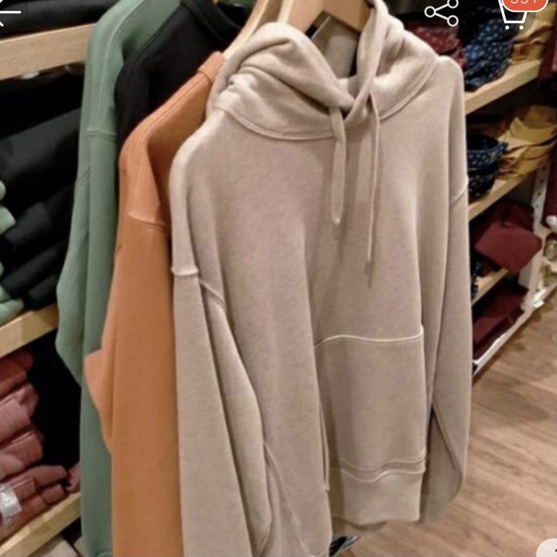 Uniqlo sales oversized hoodie