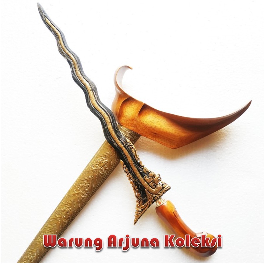 Jual Keris Kebo Teki Pamor Wos Utah Beras Wutah Pajajaran Sepuh Kuno