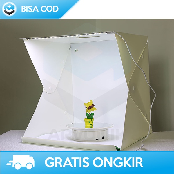 Jual MINI PHOTO BOX STUDIO PRODUCT ONLINE SHOP DILENGKAPI LED 4 ...