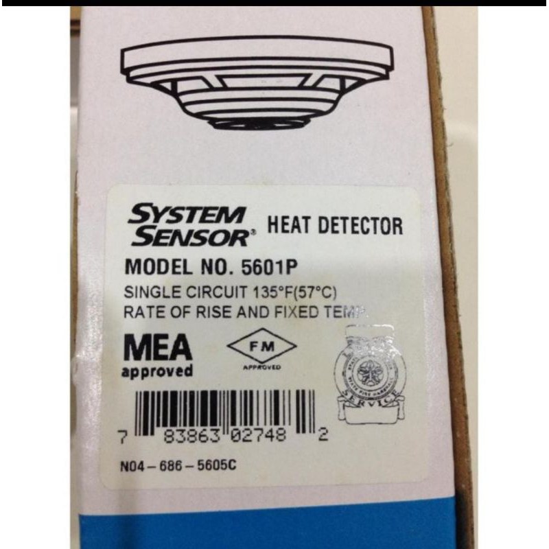 Jual Heat Detector System Sensor 5600 5601P fixed + ror | Shopee Indonesia