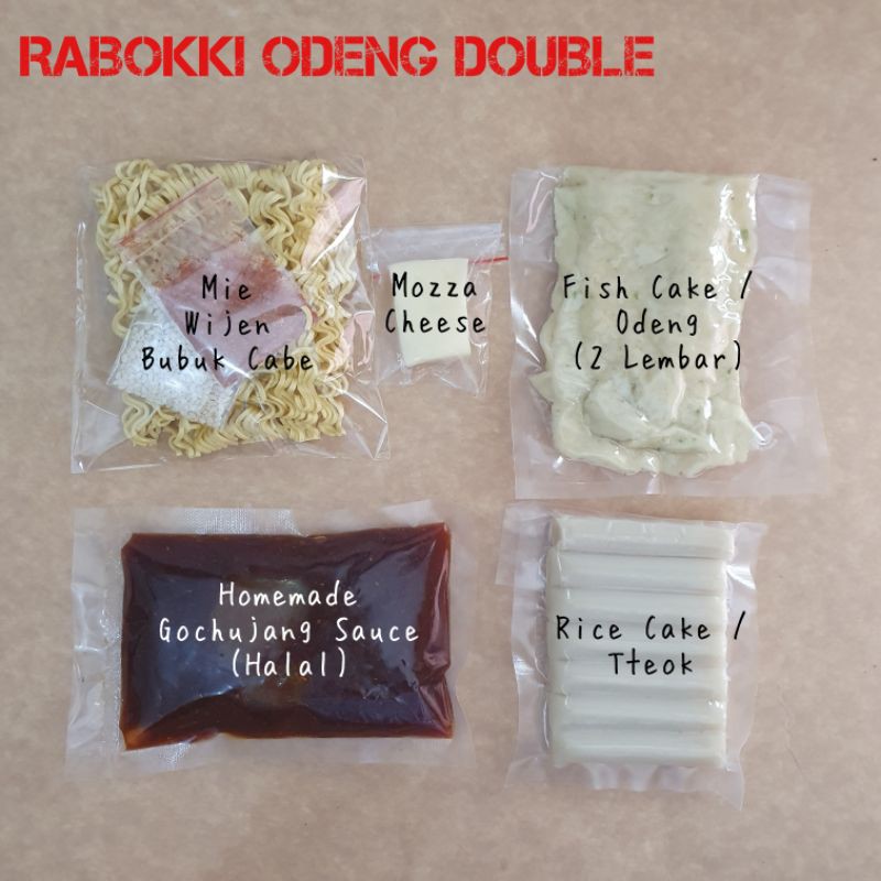 Jual Rabokki / Raboki Ramyeon Ramen Tteokbokki / Tokpoki / Topokki with ...