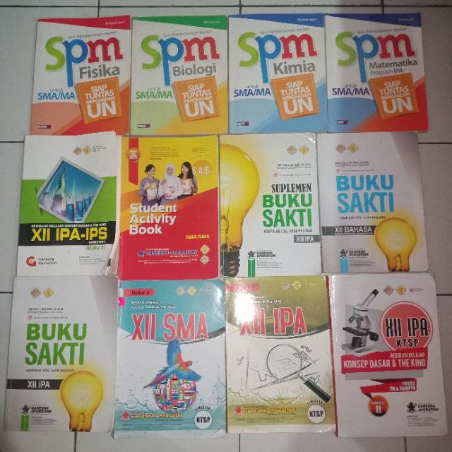 Jual Preloved Buku Bimbel Ganesha Operation Utbk Sbmptn Ptn Unpad Itb Ugm Uns Ui Ub Unair