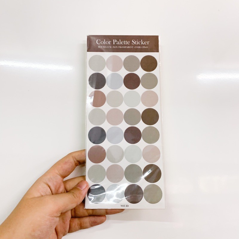Jual Stiker Bulat Dot Palette Warna Pantone Ukuran 2cm Bujo | Shopee ...