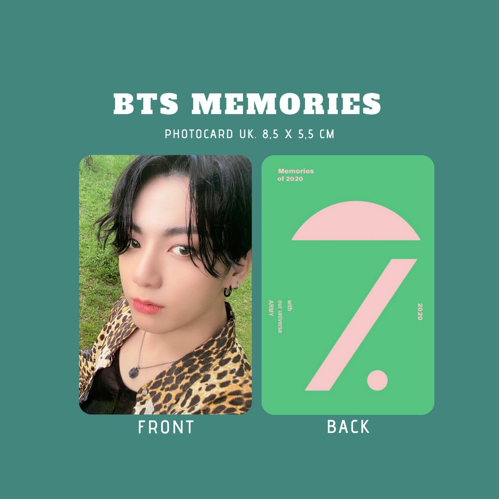 Jual [WAJIB J&T] BISA COD REPLIKA PHOTOCARD BTS MEMORIES 0F 2020 DVD &  BLURAY - Unofficial Photocard Replika Bts Memories 2020 | Shopee Indonesia