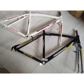 Jual frame Alloy Sepeda Hybrid Road bike Balap Appalanchia plus fork Besi Shopee Indonesia