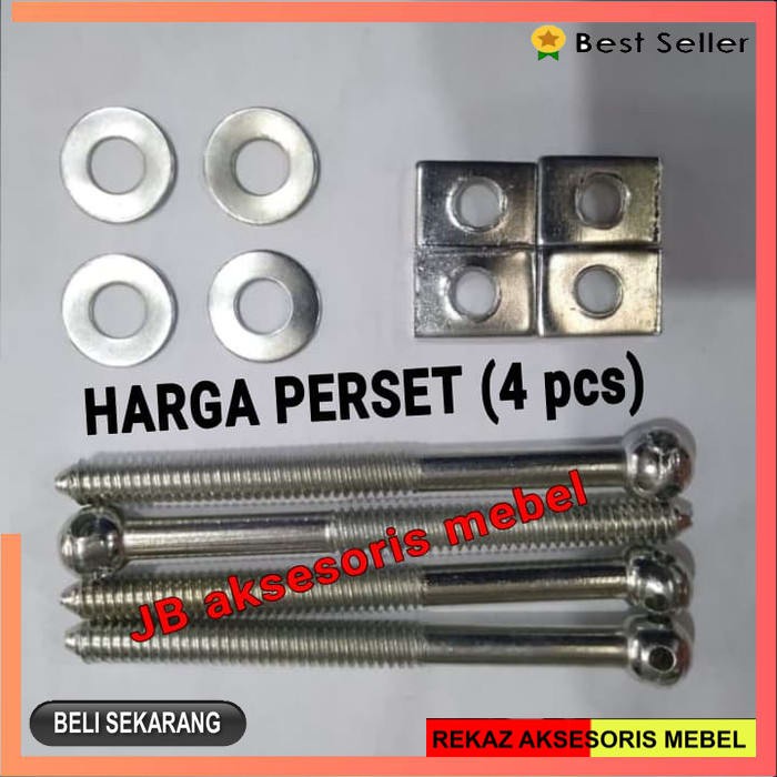 Jual BAUT DIPAN HARGA PERSET (4 pcs) / SEKRUP SKRUP RANJANG PERSET ...