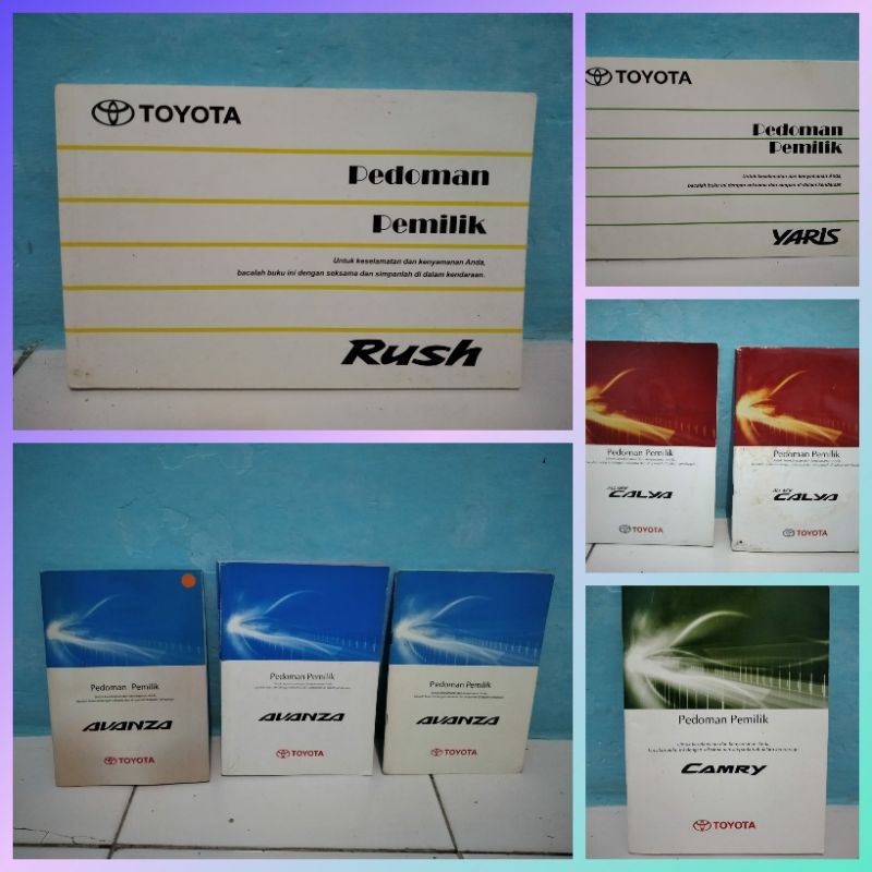 Jual Buku Panduan Manual Mobil(Toyota) | Shopee Indonesia