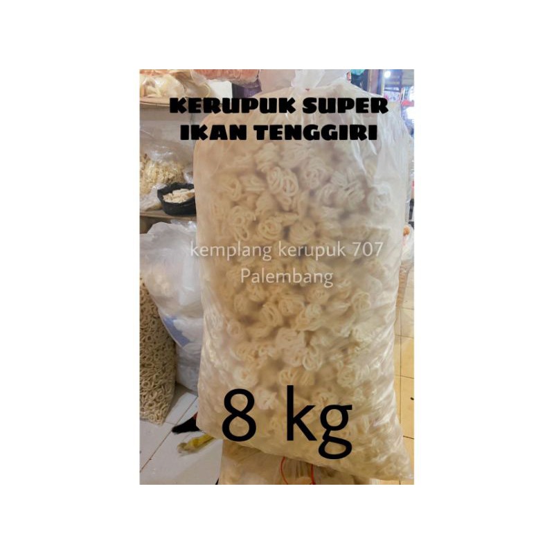 Jual KERUPUK SANGGUL SUPER 707 8KG KERUPUK IKAN TENGGIRI KELEMPANG