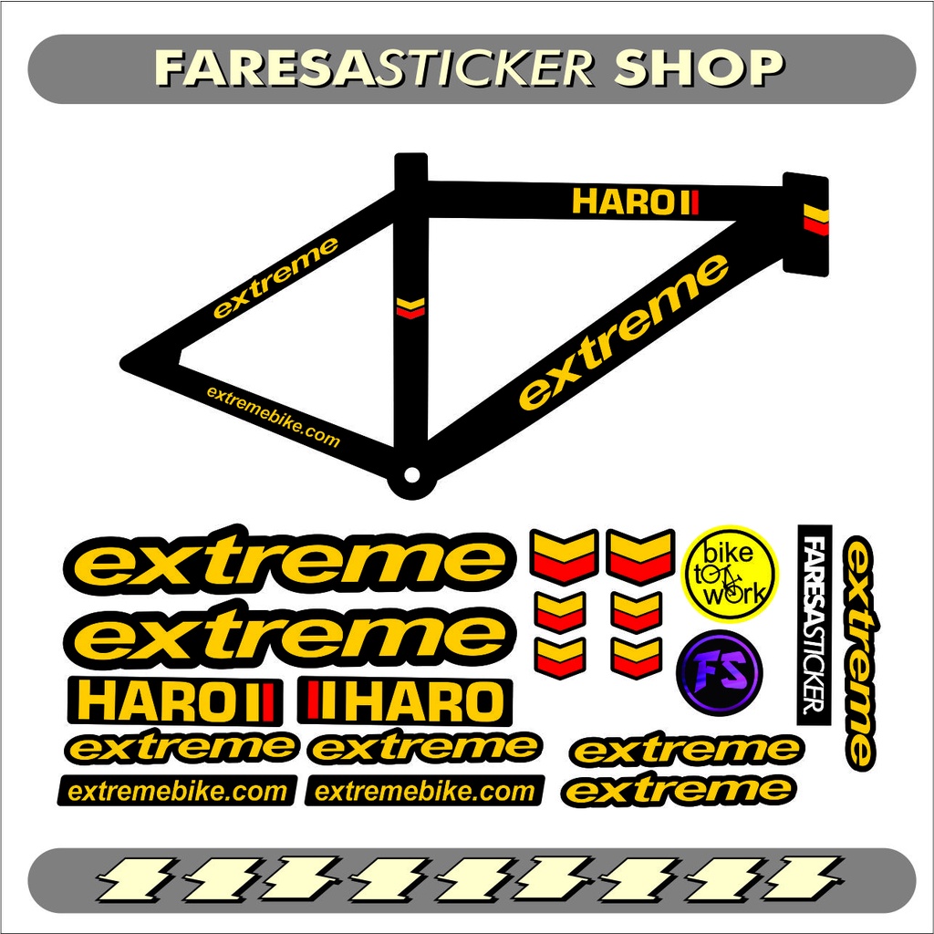 Jual (COD) STRIPING STICKER VARIASI SEPEDA SIMPLE SEPEDA GUNUNG SEPEDA ...
