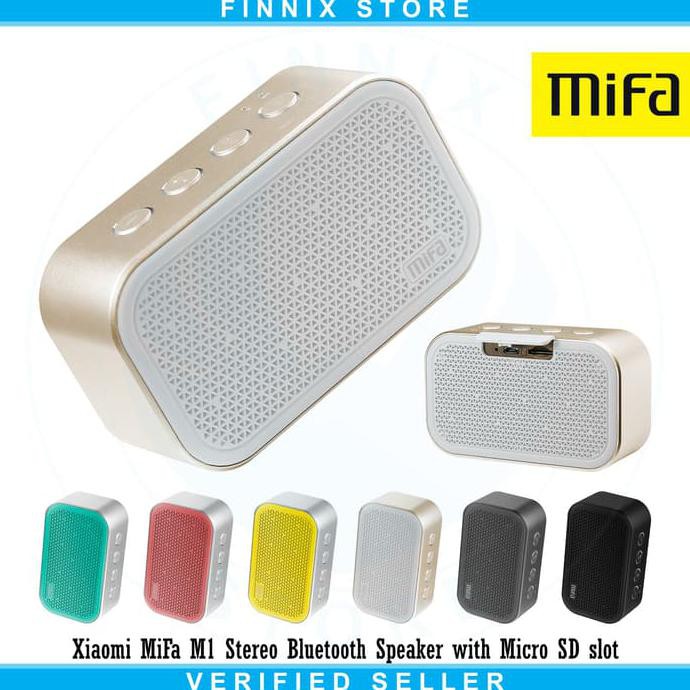 Jual Xiaomi MiFa M1 Stereo Bluetooth Speaker with Micro SD slot - Biru ...