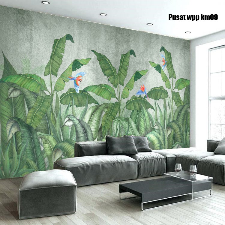 Jual Stiker Wallpaper Tropical, Wallpaper Custom, Wallpaper dinding