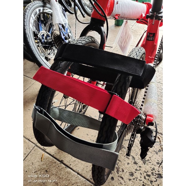 Jual tali strap veclo untuk pengikat ban atau roda sepeda lipat lebar ...