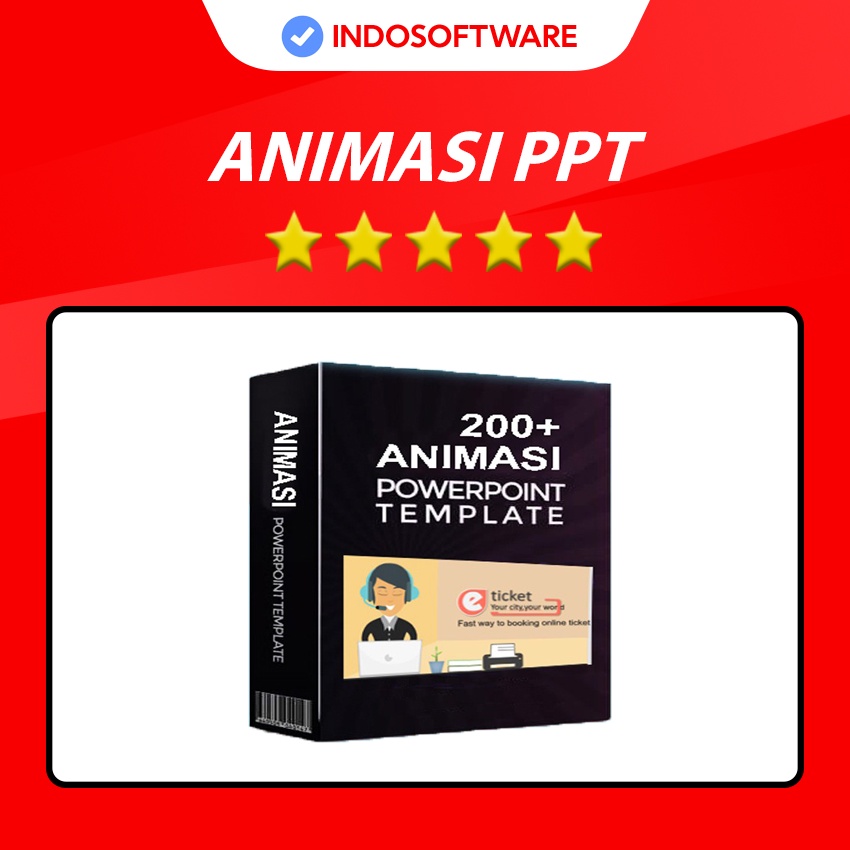 Jual Paket Template Desain Animasi Premium Power Point Ppt Infografis