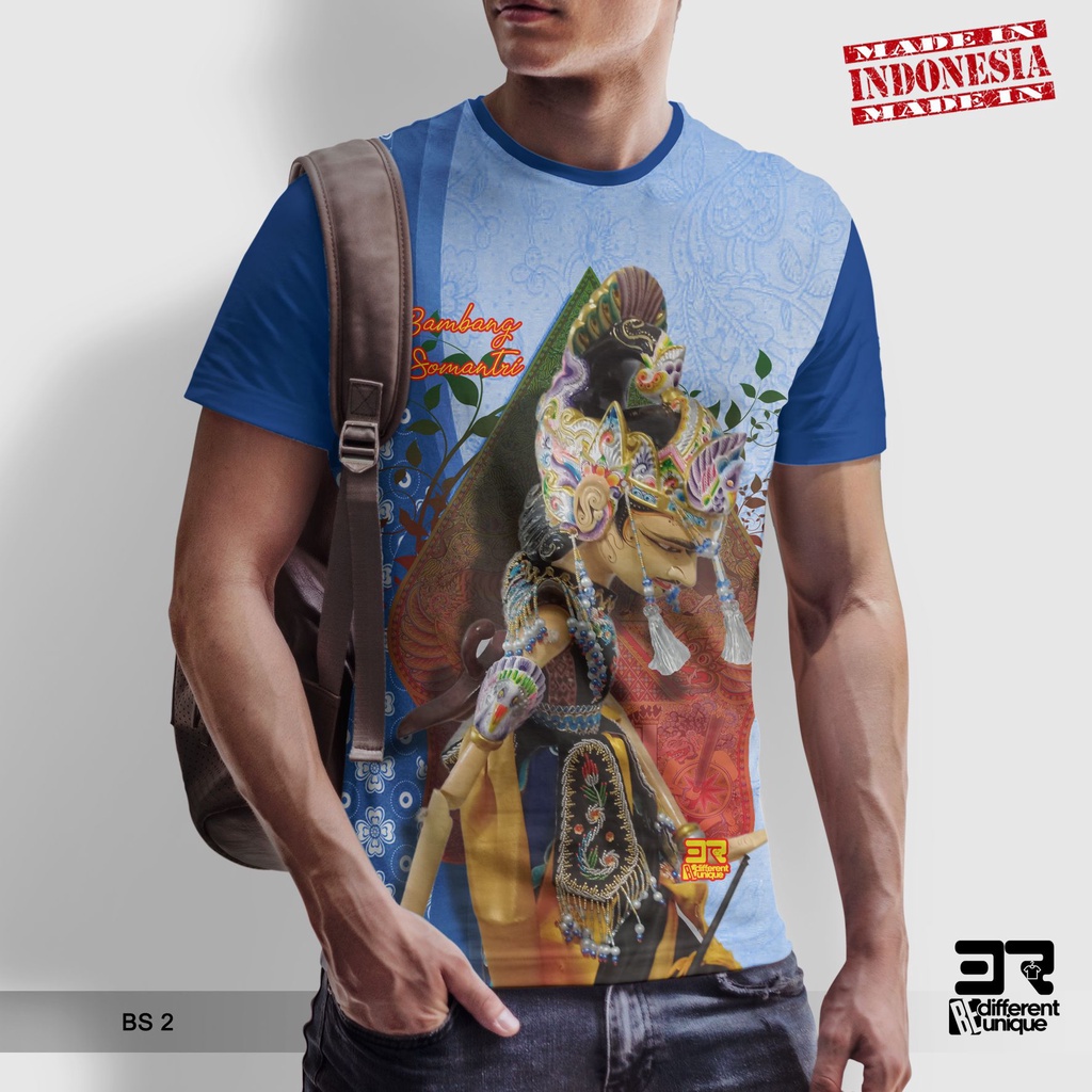 Jual [ Cod ] Kaos Printing Gambar Wayang Bs 2 Baju Distro Original