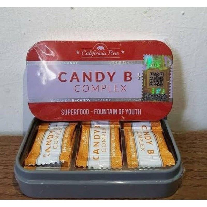 Jual Permen Candy B Complex Rasa Jeruk Original Isi 12 | Shopee Indonesia