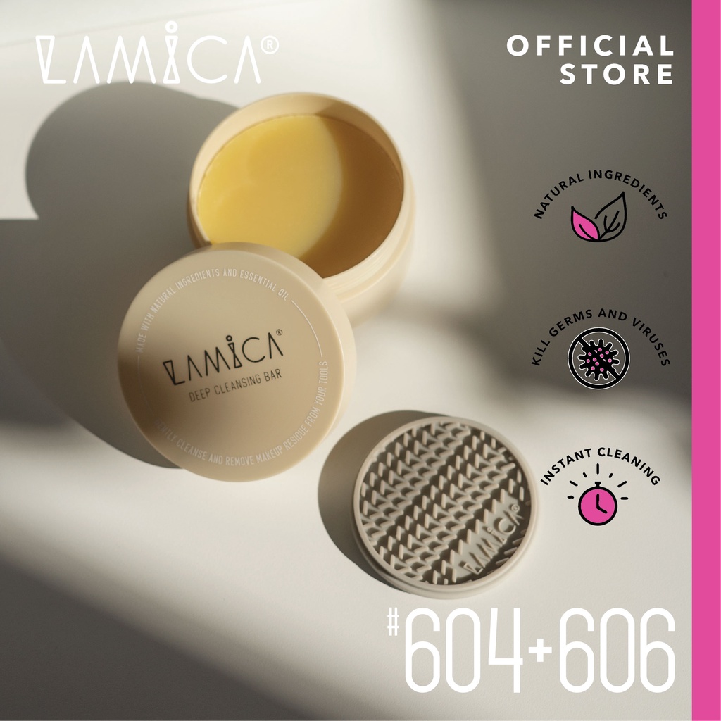 Jual LAMICA Deep Cleansing Bar with Cleansing Pad | Shopee Indonesia