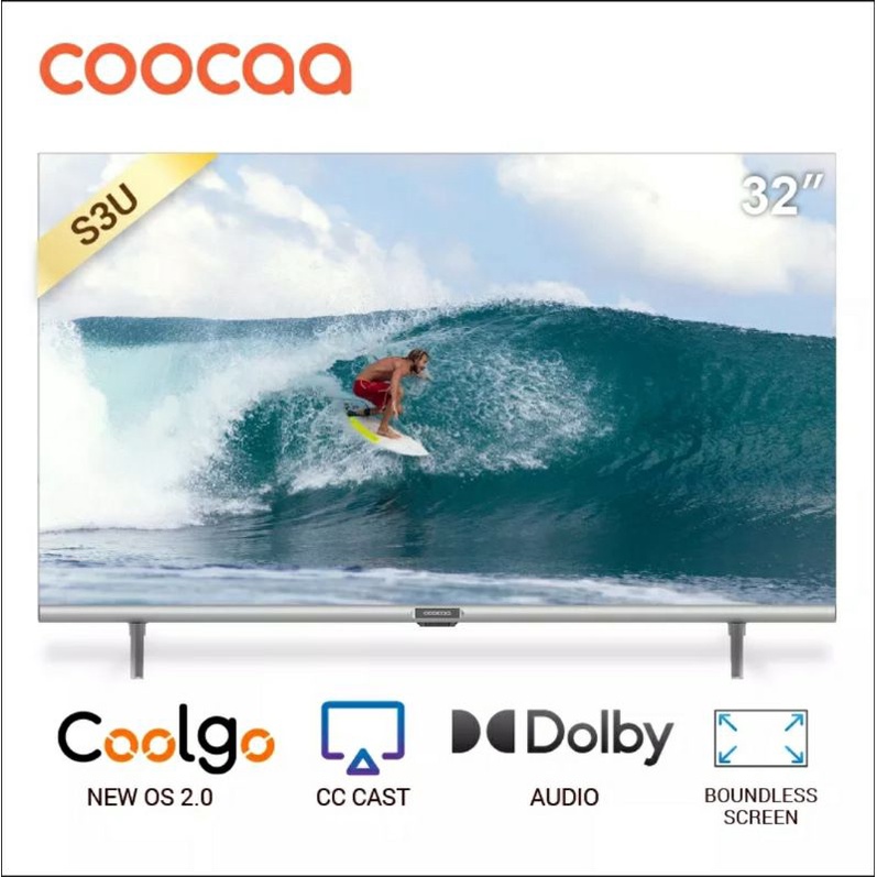 Jual Coocaa 32s3u 32 inch HD digital dvb t2 smart tv os Coolita Wifi ...