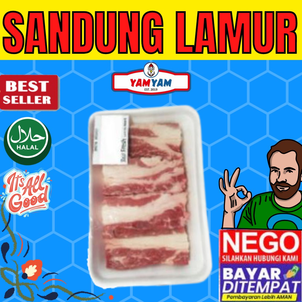 Jual Lemak Sandung Lamur Gr Gram Kg Premium Super Halal Murah Depok Lengkap Jakarta