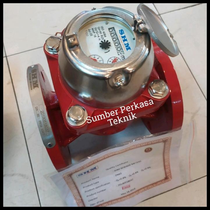 Jual Flow Meter / Water Meter / Meteran Air Limbah Shm Flange 4" Inch ...