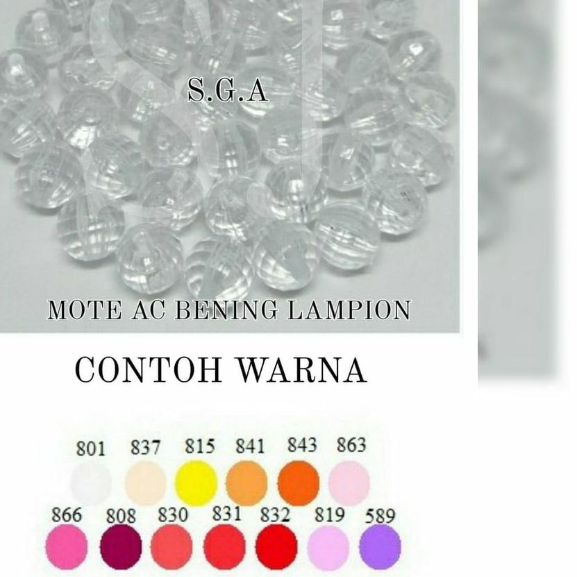 Jual MOTE BENING / MANIK AKRILIK LAMPION / MANIK BENING BOLA DUNIA ...