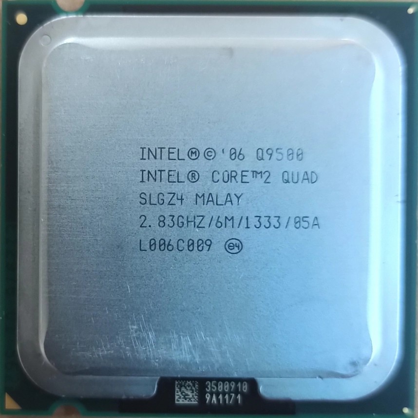 Processeur Intel Core 2 Quad Q9500 - Socket 775, 2.83 GHz, 4 Cœurs - Occasion Fonctionnel