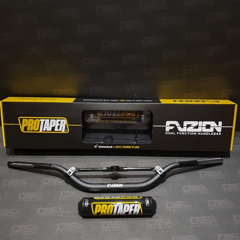 Jual Stang Fatbar Protaper Fuzion Windham / RM Original Hitam | Shopee ...