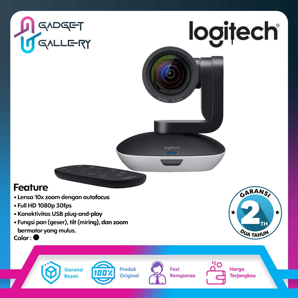 Jual Logitech PTZ Pro 2 Video Conference Camera with Remote