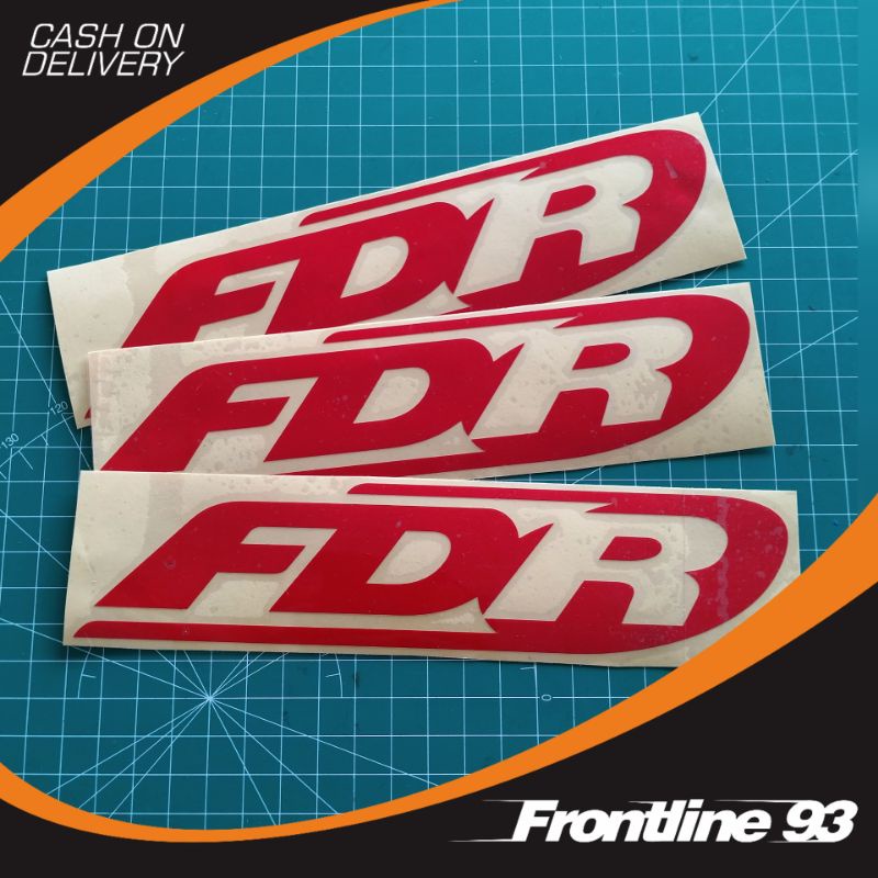 Jual Sticker Cutting FDR - stiker Fdr - stiker racing - stiker motor ...