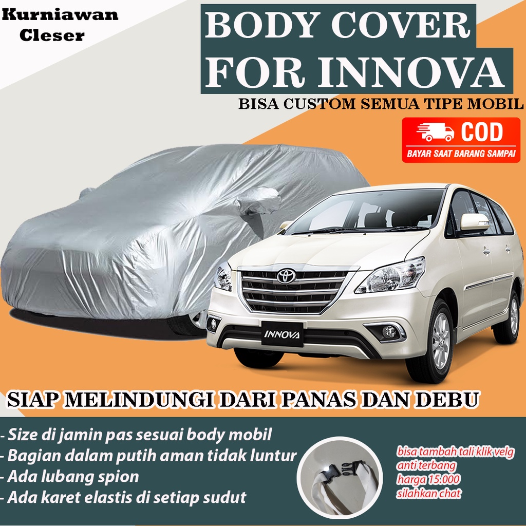 Jual Cover Mobil Innova Sarung Mobil Innova/kijang innova/innova lama ...