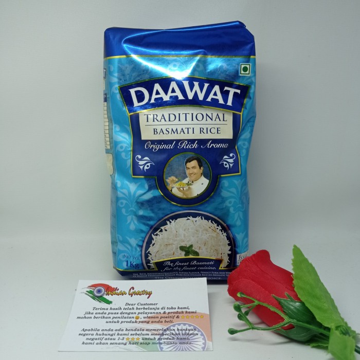 Jual DAAWAT TRADITIONAL BASMATI RICE 1KG | Shopee Indonesia