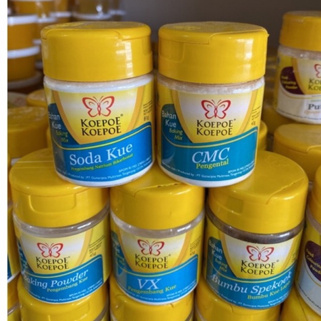 Jual Baking powder/baking soda/soda kue/cmc/vx/bubuk spikuk merk koepoe