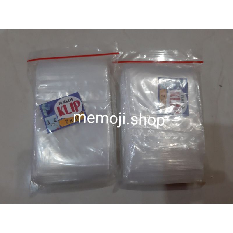 Jual Plastik Klip Ziplock Zipper Bening 100pc Shopee Indonesia