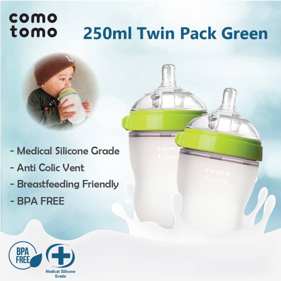 Comotomo Baby Bottle Comotomo Stage ComoTomo Silicone Nipples 2pk