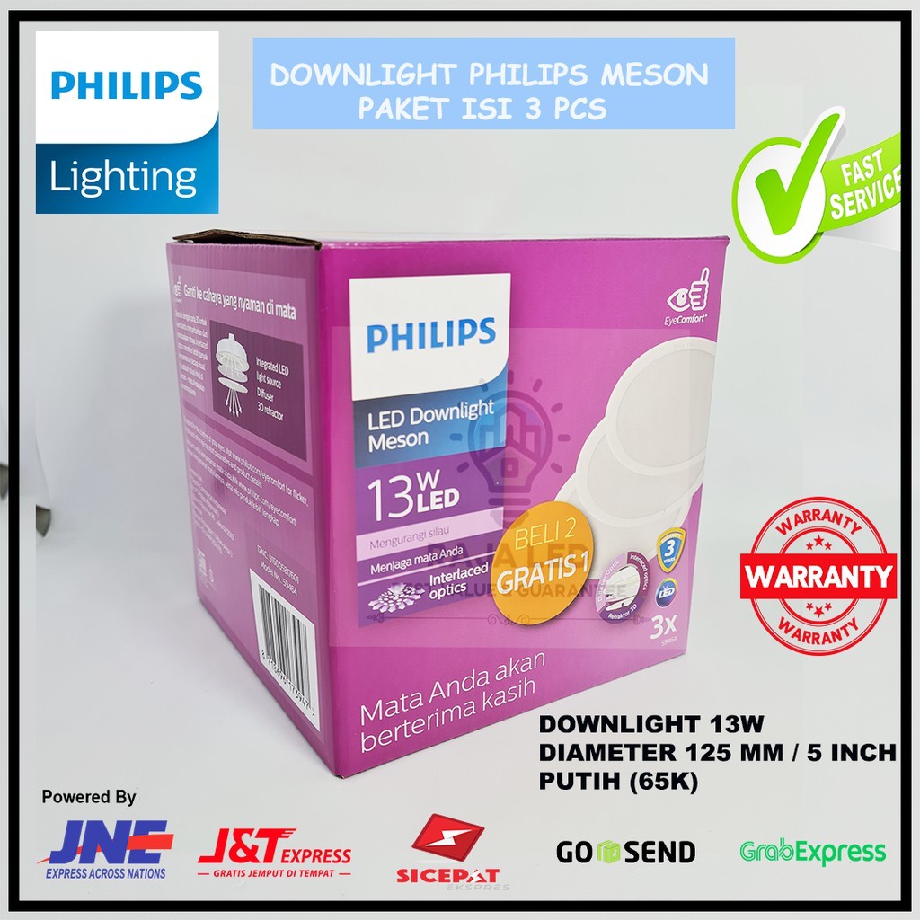 Philips Meson LED Downlight - 13W - 5 Dia