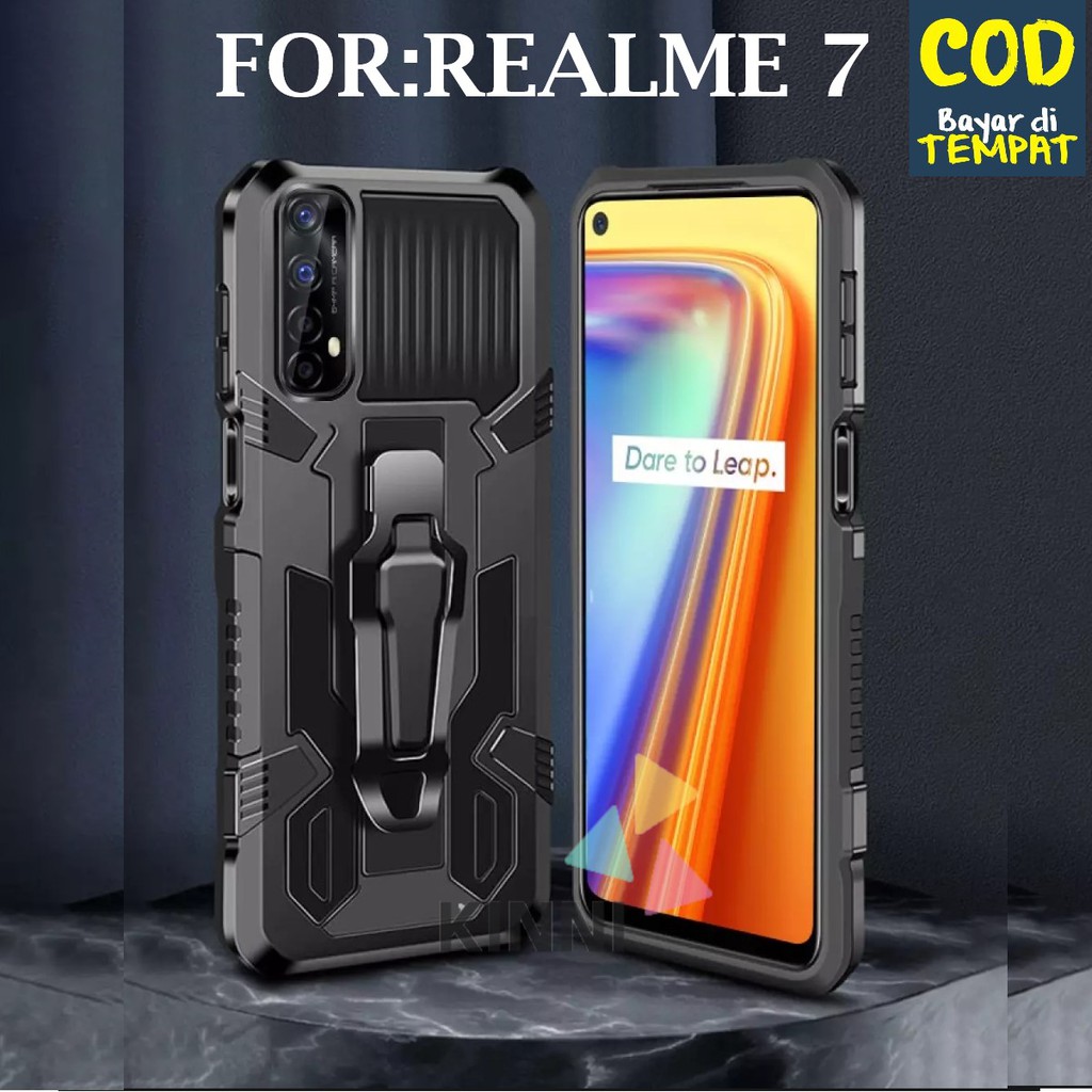 DOINK Cover in retrò Pelle per Realme 8 4G / Realme 8 PRO, Premium Custodia in Portafoglio con Slot per Schede e Contanti - Rosso