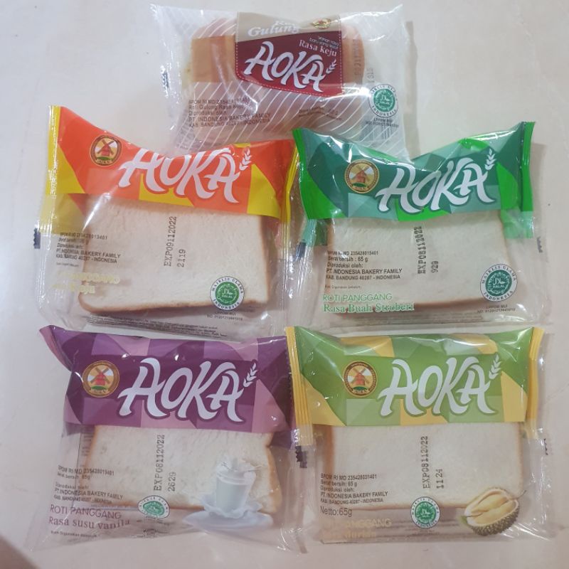Jual Roti AOKA 65gr Ecer Grosir | Shopee Indonesia