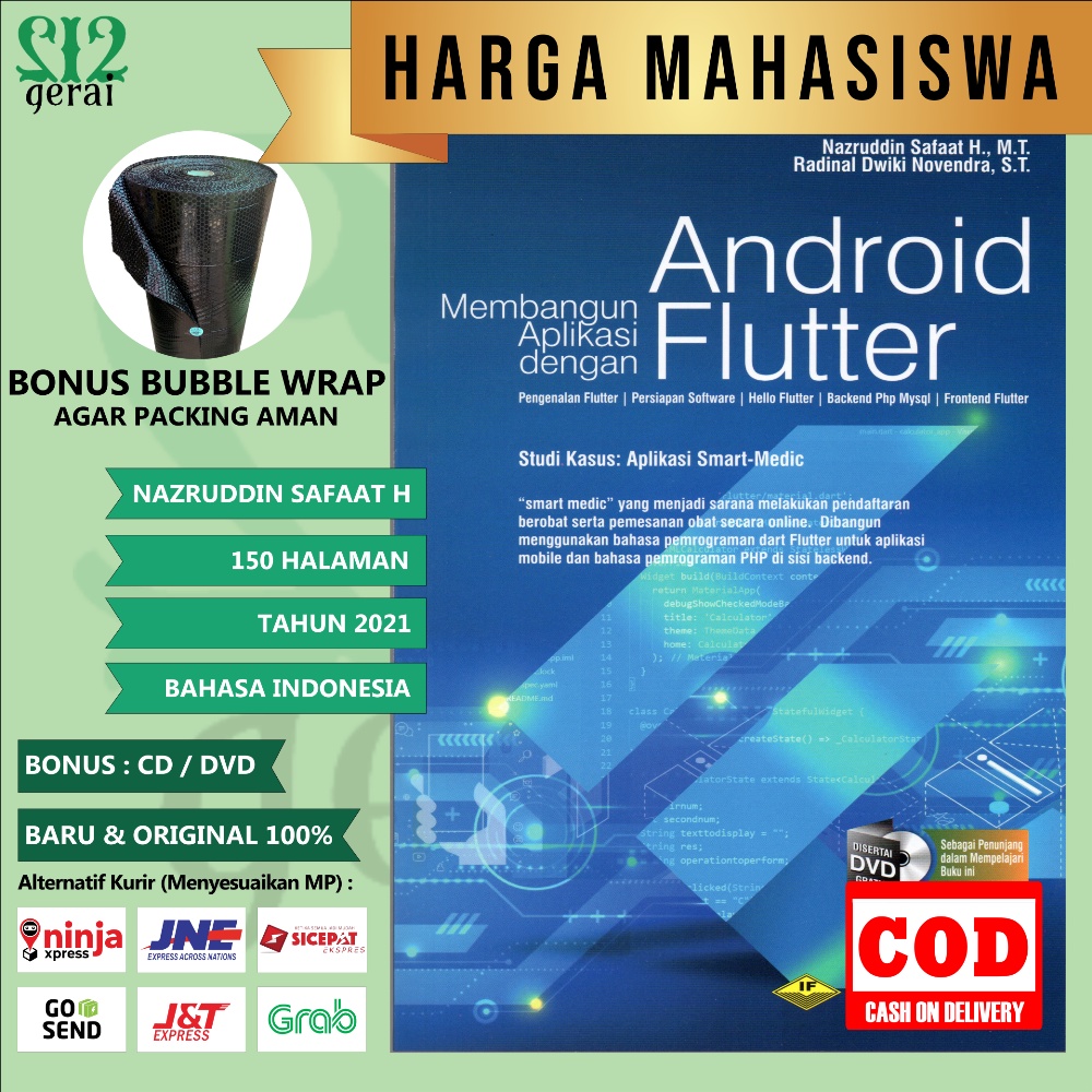 Jual Buku Membangun Aplikasi Dengan Android Flutter Nazruddin Safaat Harga Mahasiswa Shopee