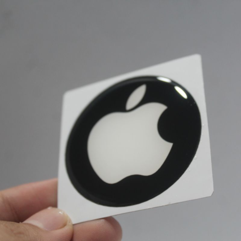 Jual Emblem sticker timbul resin lentur logo iPhone bulat | Shopee ...