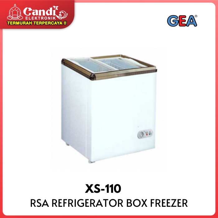 Jual GEA RSA Kulkas Box Freezer XS-110 100 Liter | Shopee Indonesia