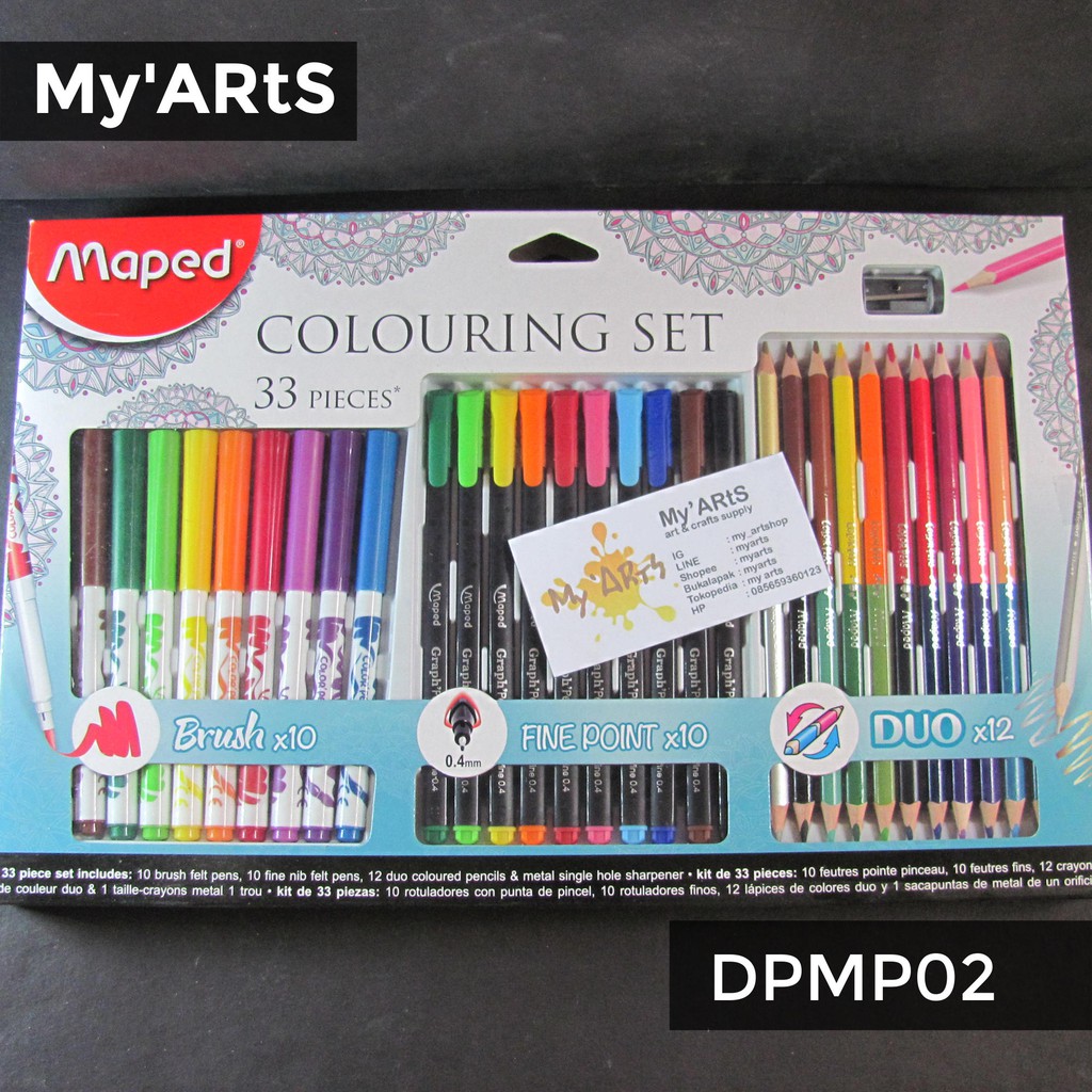 Maped Colouring Adult Set 33 Pieces