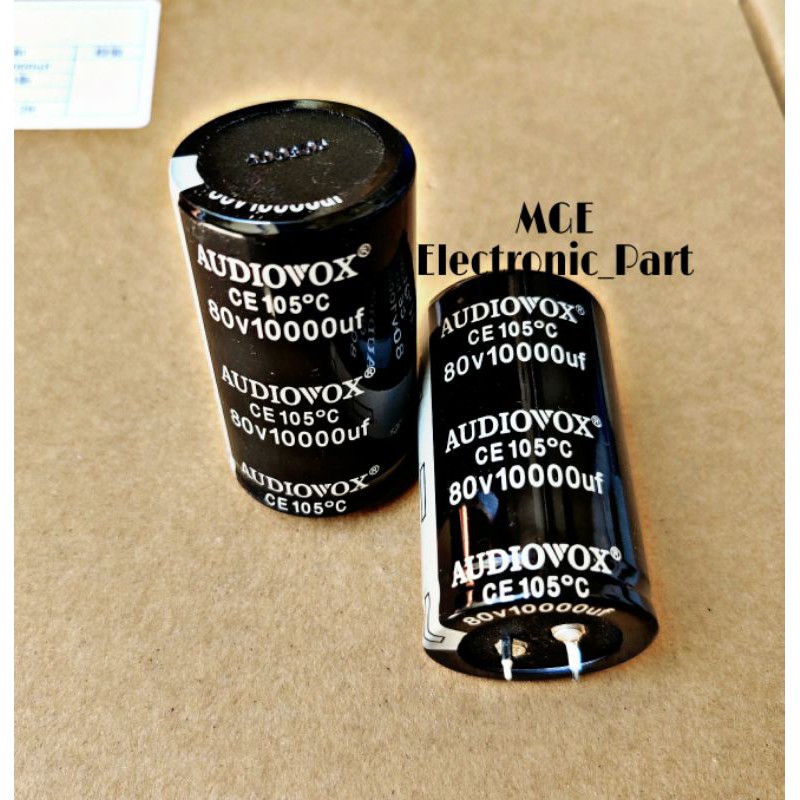Jual ELCO AUDIOVOX 10000UF/80v HITAM original product | Shopee Indonesia