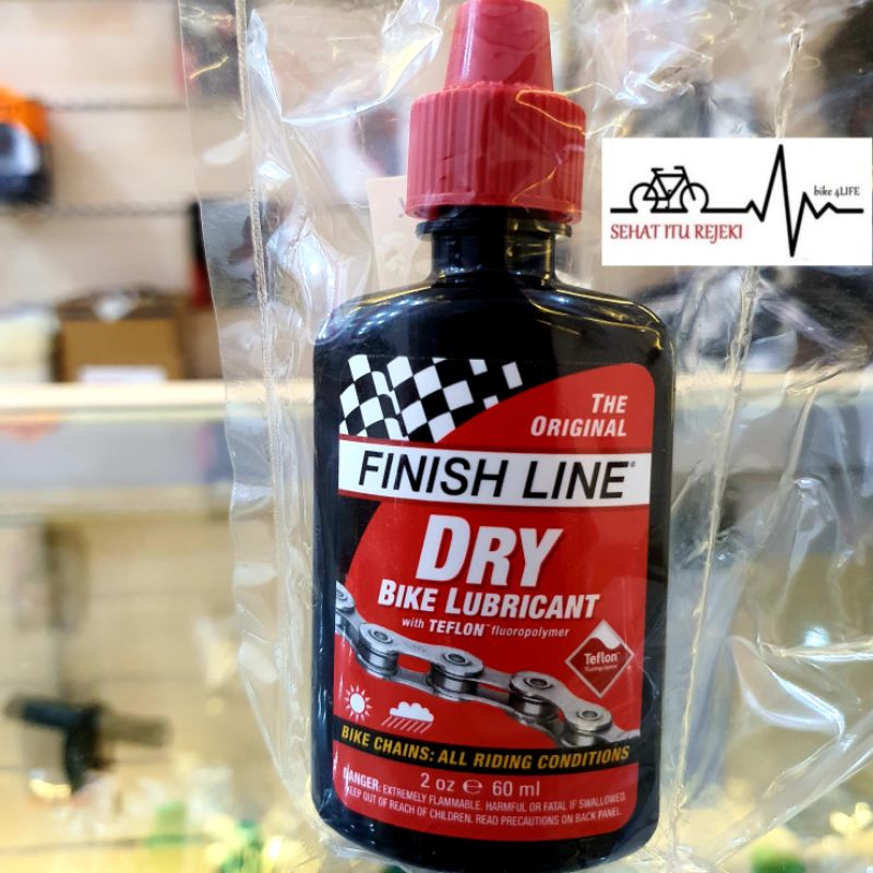 Jual MINYAK PELUMAS RANTAI SEPEDA | FINISH LINE - DRY LUBE - 2 oz / 60 ...