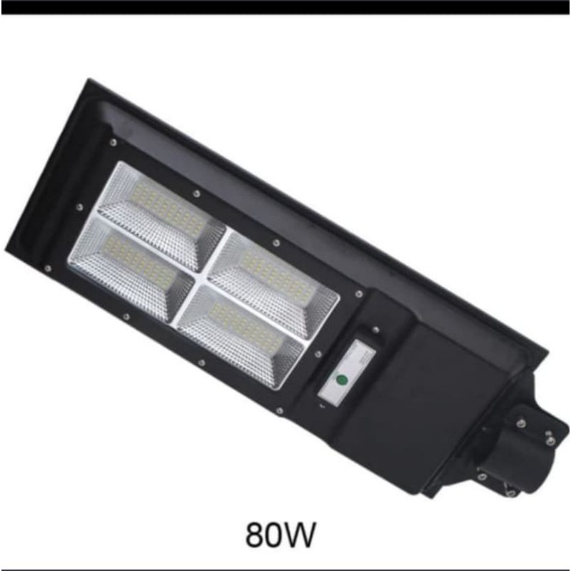 Jual lampu jalan led solar sel 80w 80 w pju solar cel 80watt panel ...
