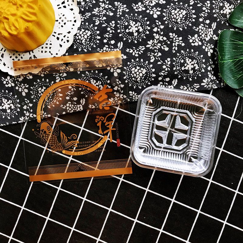 Jual Mooncake Plastic 150gr tray kemasan moon cake Plastik kue bulan ...